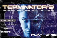 Terminator 3 - Rise of the Machines Title Screen